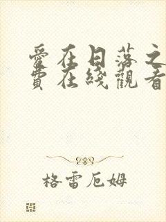 爱在日落之前免费在线观看