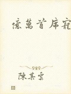 亿万首席宠甜妻