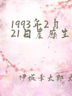 1993年2月21日农历生辰八字