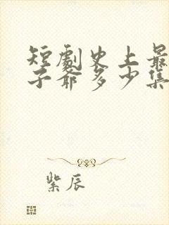 短剧史上最强太子爷多少集