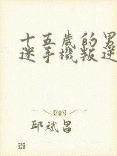 十五岁的男孩沉迷手机叛逆