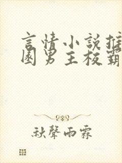 言情小说推荐校园男主校霸