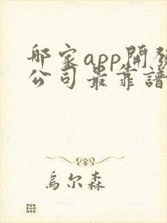 哪家app开发公司最靠谱