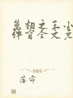 万相之王小说无弹窗全文免费阅读