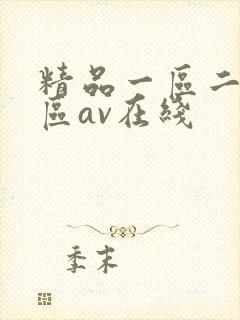 精品一区二区三区av在线