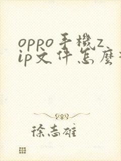 oppo手机zip文件怎么打开