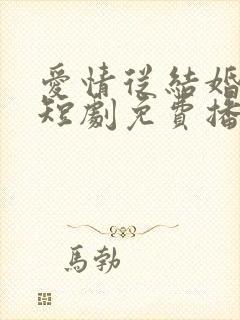 爱情从结婚开始短剧免费播放全集