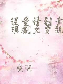 从爱情到幸福电视剧免费观看高清