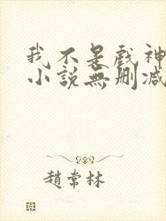我不是戏神陈伶小说无删减版