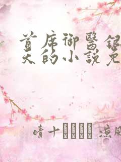 首席御医银河九天的小说免费阅读