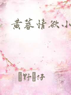 黄蓉情欲小说
