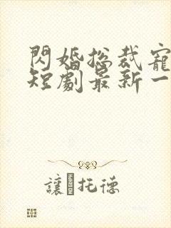 闪婚总裁宠上天短剧最新一集