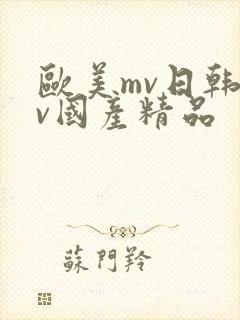 欧美mv日韩mv国产精品