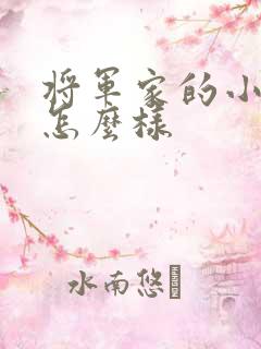 将军家的小娘子怎么样