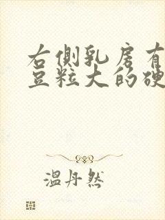 右侧乳房有个黄豆粒大的硬块疼痛