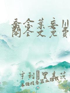 乔念叶妄川笔趣阁全文免费