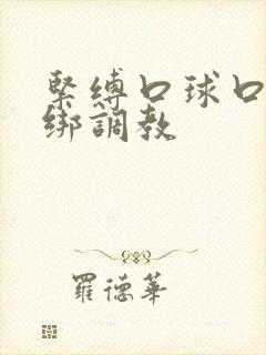 紧缚口球口球捆绑调教