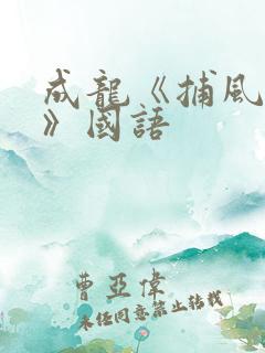 成龙《捕风追影》国语