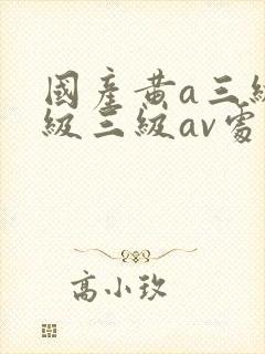 国产黄a三级三级三级av处女