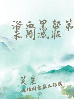 浴血黑帮第三季未删减版
