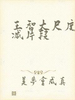 王智大尺度未删减片段