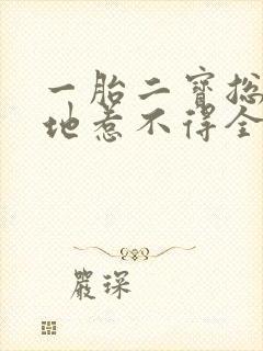 一胎二宝总裁爹地惹不得全文免费阅读
