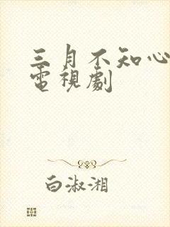 三月不知心底事电视剧