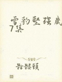 雪豹坚强岁月27集