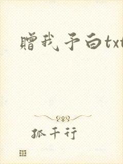 赠我予白txt