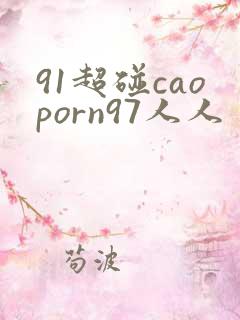 91超碰caoporn97人人