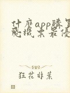什么app购买飞机票最优惠