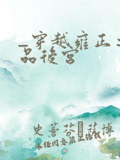 _穿越雍正之极品后宫