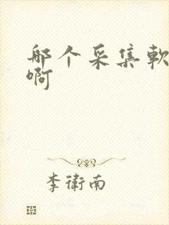 哪个采集软件好啊