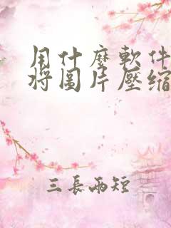 用什么软件可以将图片压缩