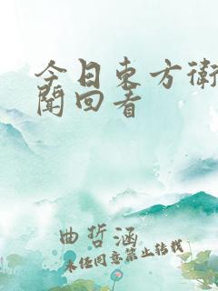 今日东方卫视新闻回看