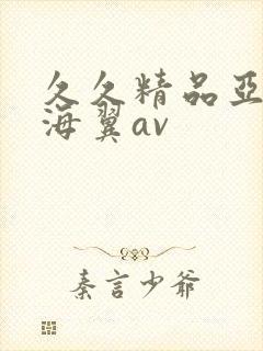 久久精品亚洲天海翼av