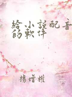 给小说配音赚钱的软件