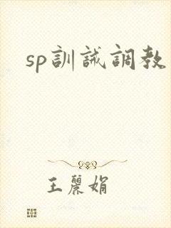 sp训诫调教文