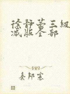 徐静蕾三级未删减版全部