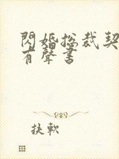 闪婚总裁契约妻有声书