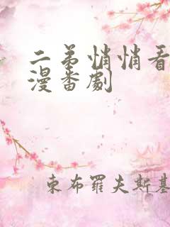 二弟悄悄看的动漫番剧