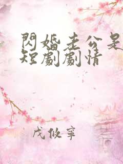 闪婚老公是豪门短剧剧情