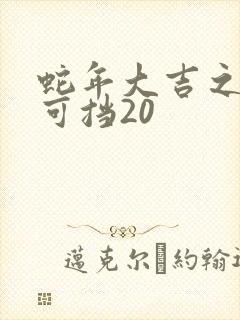 蛇年大吉之婚不可挡20
