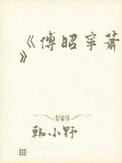 《傅昭宁萧澜渊》