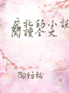 庞北的小说免费阅读全文