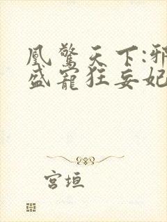 凰惊天下:邪王盛宠狂妄妃