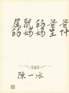 属鼠的爸爸属牛的妈妈生什么宝宝
