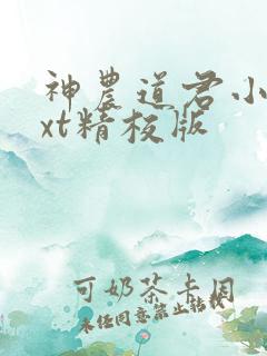 神农道君小说txt精校版
