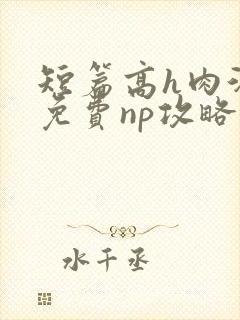 短篇高h肉汁文免费np攻略