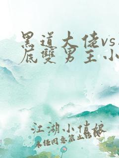 黑道大佬vs卧底双男主小说
